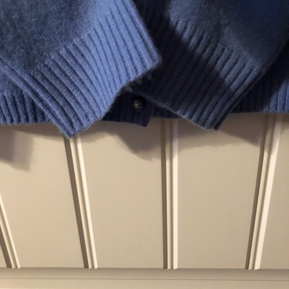 Isaac Mizrahi Live 100% Cashmere Sweater Blue S - Picture 4 of 7
